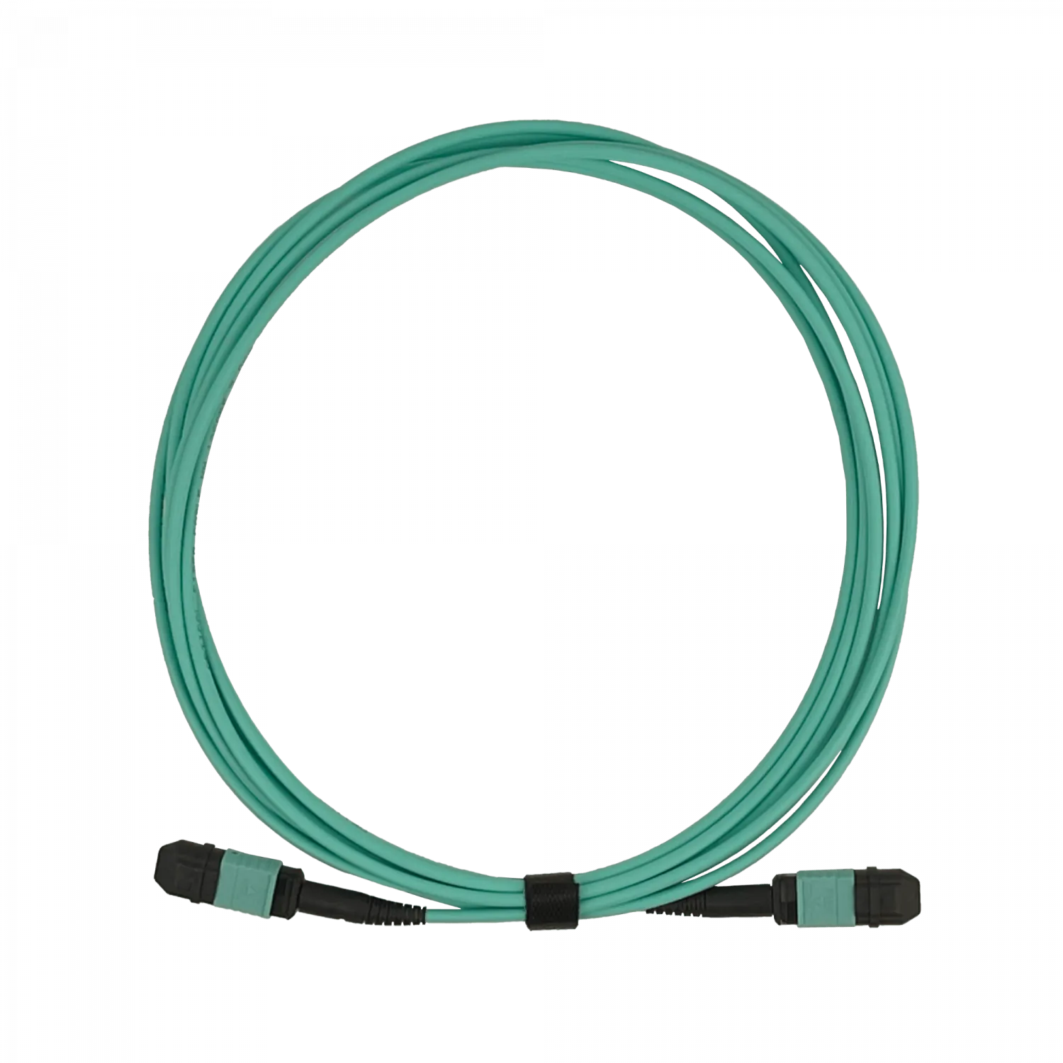 3mt MPO-MPO 12-Fibras Type-B OM3 Multimodo MM Duplex Jumper Fibra LSZH 1