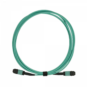 3mt MPO-MPO 12-Fibras Type-B OM3 Multimodo MM Duplex Jumper Fibra LSZH