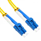 5mt LC-LC MonoModo SM Duplex Jumper Cable Fibra - Miniatura 1