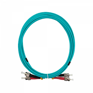 3mt ST-ST OM3 Multimodo MM Duplex Jumper Fibra 3.0mm 50/125um LSZH