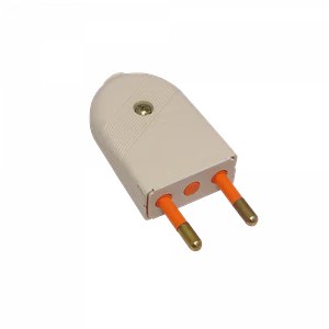 KALOP 2P Blanco 10A SEC-60477 Enchufe Macho Volante sin-Tierra KL44400