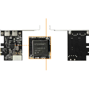 Tarjeta PCIe x1 2 Puertos USB 3.0 Interna