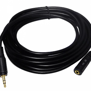 Cable de Audio 3.5mm Hembra a Macho, 1.2m, Estéreo Phone 1/8