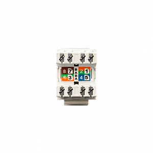 Conector Hembra RJ45 KP6WL Cat6, Alta Durabilidad