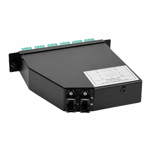 Cassette de Fibra Óptica Pre-conectorizado OM3 24-LC a 2-MPO/M para Panel 1U - CALCOM3