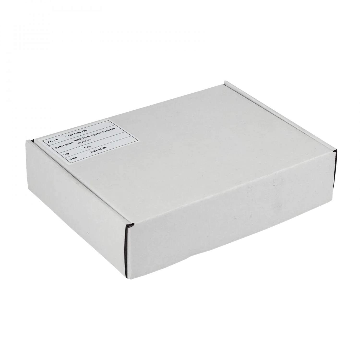 Cassette Vacío para Panel 1U-3P 130mm 6-SC/LC 1-MPO Negro Metálico - CAVACIO 1