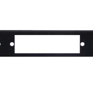 Panel de Fibra Óptica 1U con 3 Modulos 130mm para 12 Adaptadores - 1U-3P