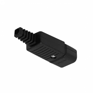 Enchufe Macho C14 Volante Computacion 10A Negro
