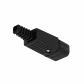 Enchufe Macho C14 Volante Computacion 10A Negro - Miniatura 1