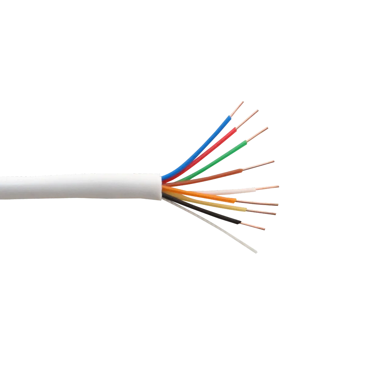 Cable Telefónico 8C, 24AWG, 4 Pares, Redondo, Aleación CCA, 100m, 8x0.5mm 1