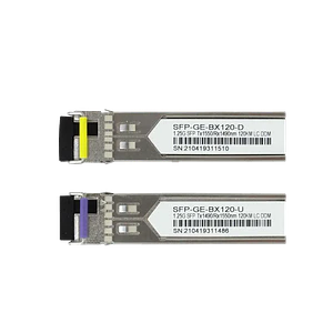 1-LC 120km Pareja SFP WDM Bidireccional 1550nm/1490nm 1,25Gbps 1.25g
