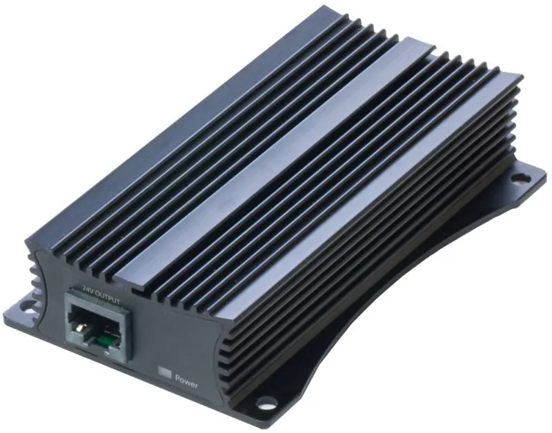 Convertidor PoE Gigabit MikroTik RBGPOE-CON-HP - De 48V a 24V, 1A, 24W 1