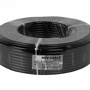 Cable Eléctrico Negro RVV 3x2,5mm² 13-18A 100m