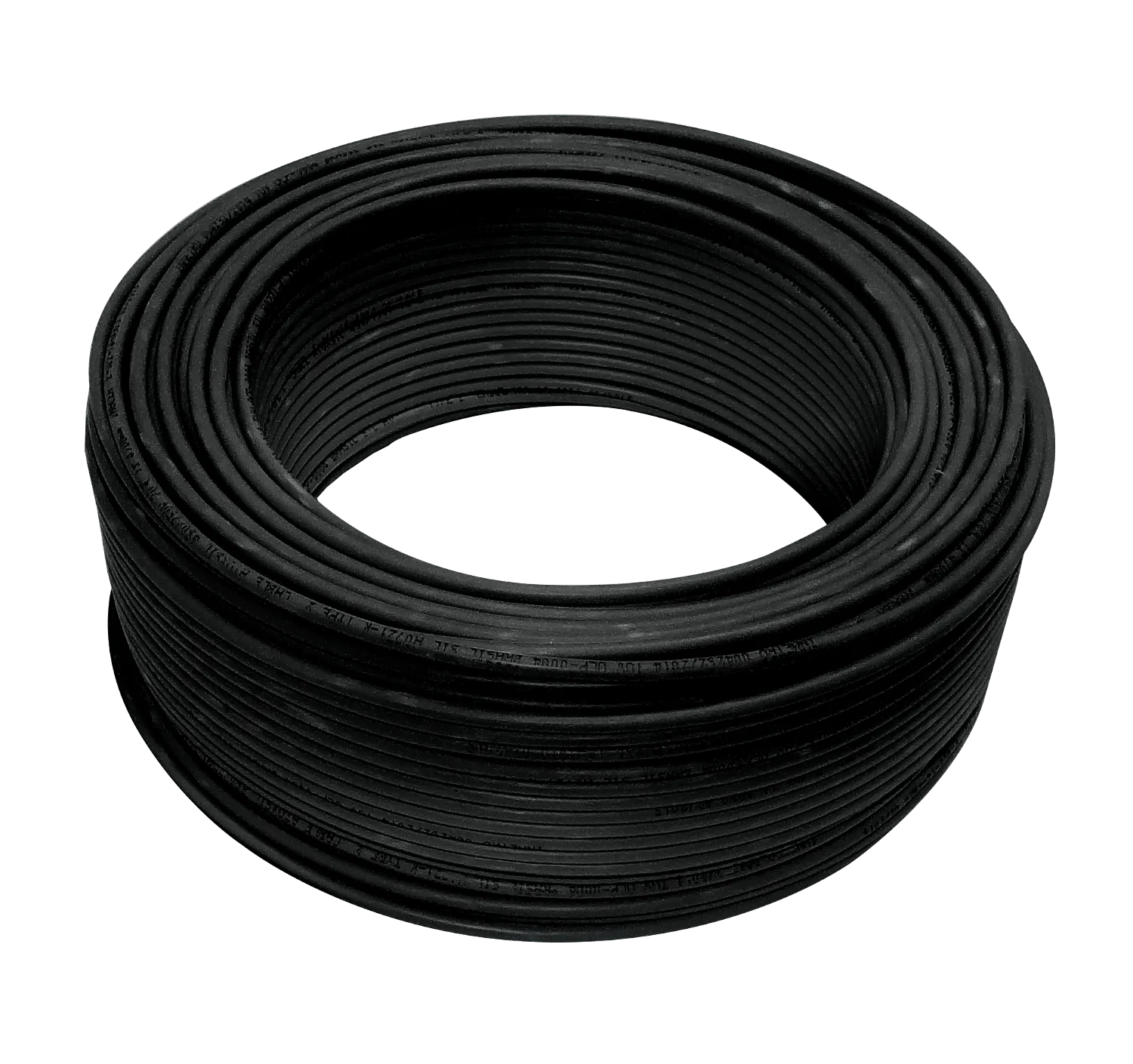 Cable multifilar EVA H07Z-1 4 mm² LSZH, 100 m, 750 V, Negro, HZ4N 1