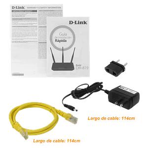 Router D-LINK Wireless AC750 Dual-Band D-Link DIR-819, Antenas de alta potencia