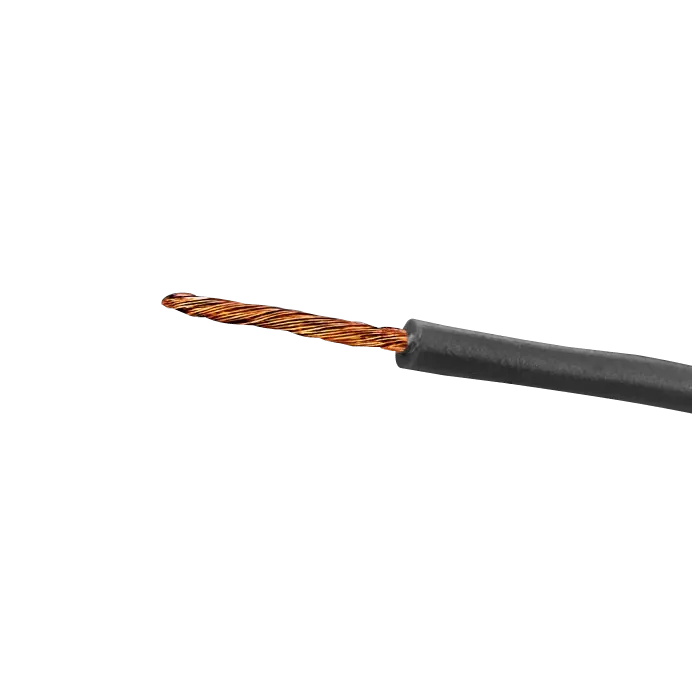 Cable Conductor Negro 1x26AWG Cobre 0,13mm² Aislado PVC 100m 1
