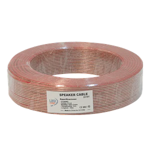 Cable Paralelo Multifilar 2x18AWG Cobre, 2x0.75mm², 100m, Transparente
