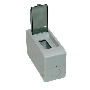 KALOP c/Tapa 18mm-Ancho 46mm-Alto Caja Plastica p/Automaticos Riel Din
