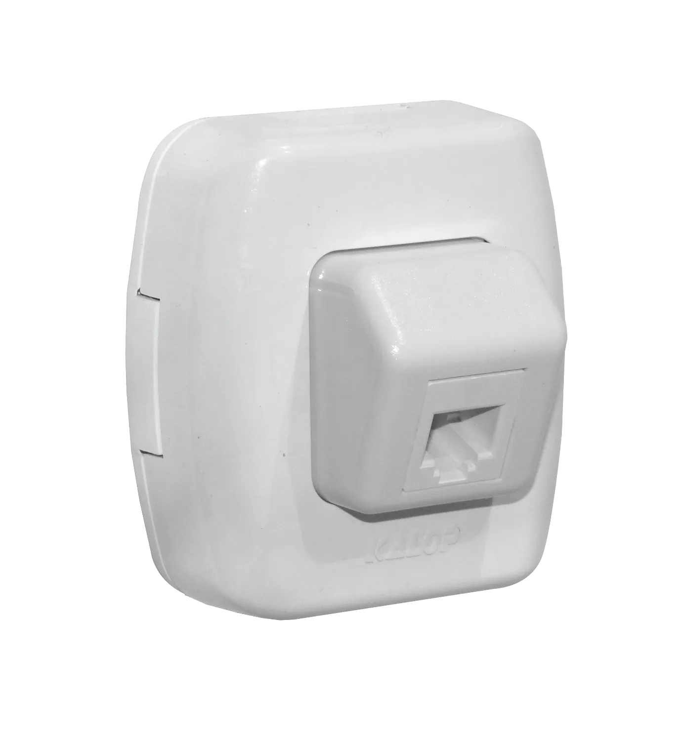 KALOP Roseta RJ11/RJ14 6P4C Telefono Sobrepuesta Tekna Blanca KS39656 1