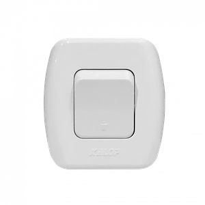 KALOP Interruptor Pulsador Blanco Switch Tekna KS39657