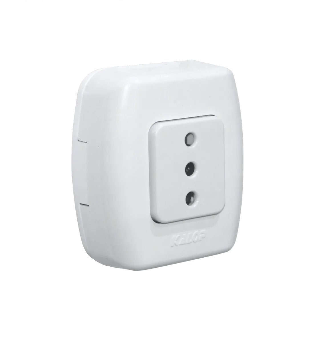 KALOP 1-Enchufe Sobrepuesto Blanco con-Tierra Tekna KS39672 1