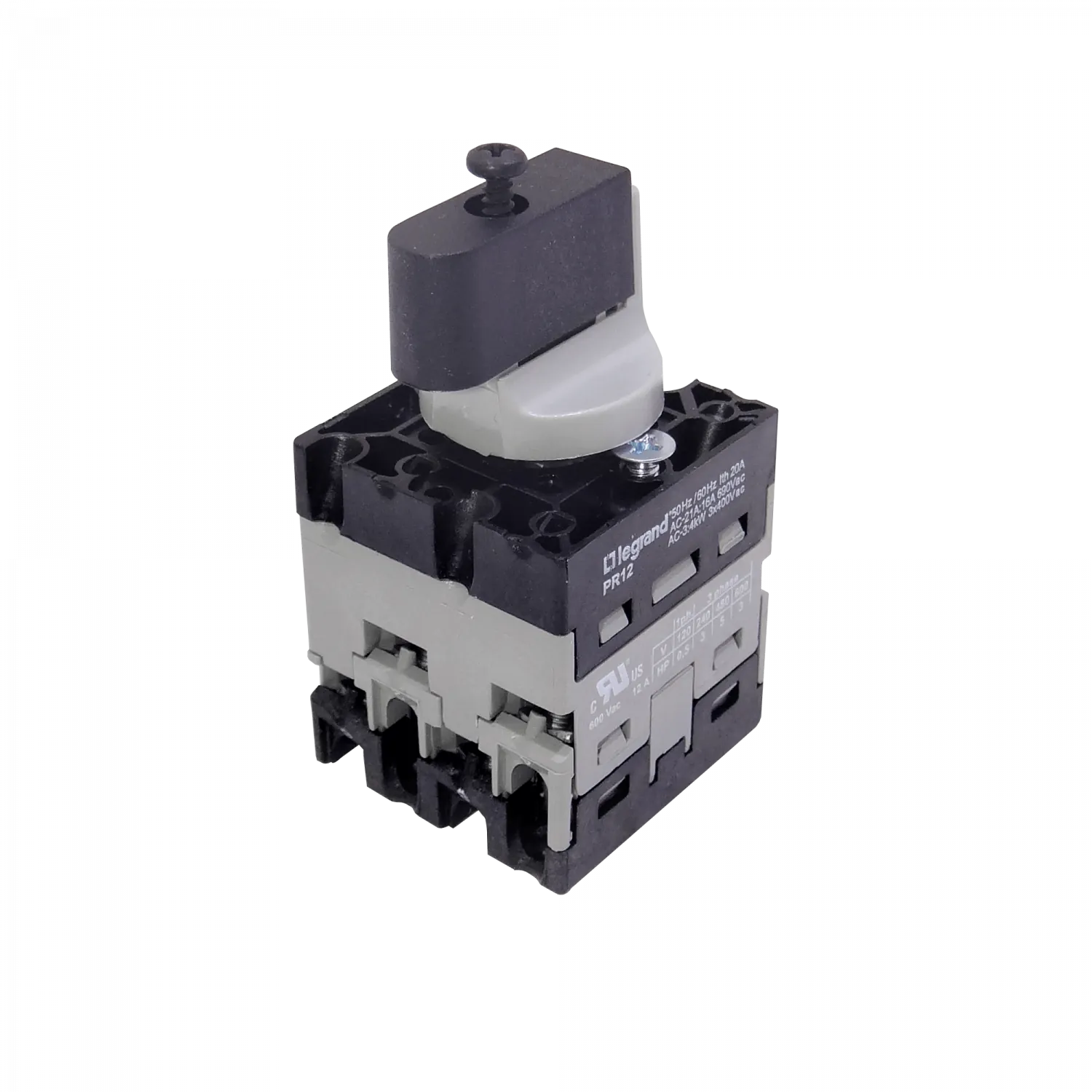 LEGRAND Conmutador de Fase Interruptor 1-0-2 16A 500V 3-pos 1