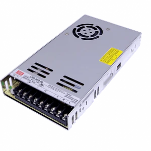 MEANWELL 350W 48V 7,3A Ajust. Metalica Regleta Fuente Poder c/Vent.