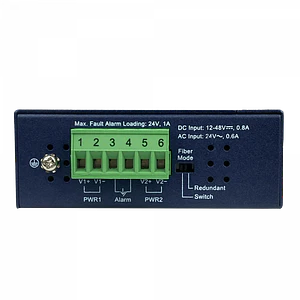 PLANET 4-1000 2-SFP Switch Industrial no-Admin Riel-DIN 12-48VDC 24VAC