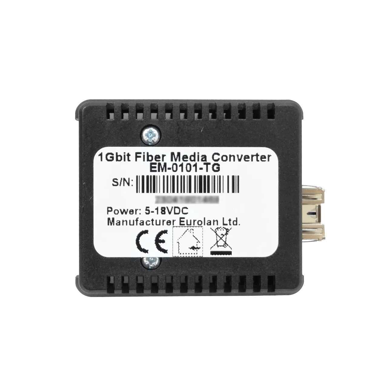 Conversor de Medios Gigabit Ethernet 10/100/1000BASE-T a SFP - EM-0101-TG 1