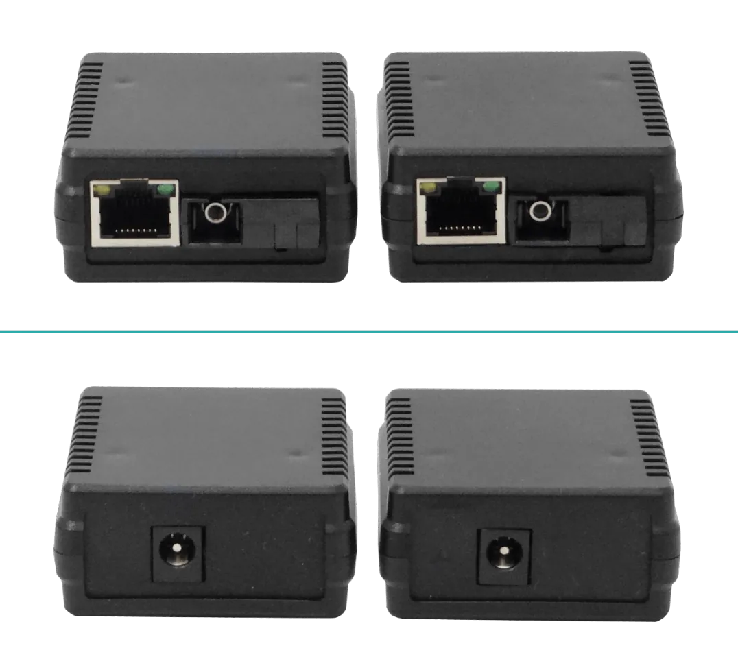 Kit de Conversores de Medios WDM para Fibra Monomodo SC 1310/1550nm 20km 100Mbps - EM-0101-TE 1