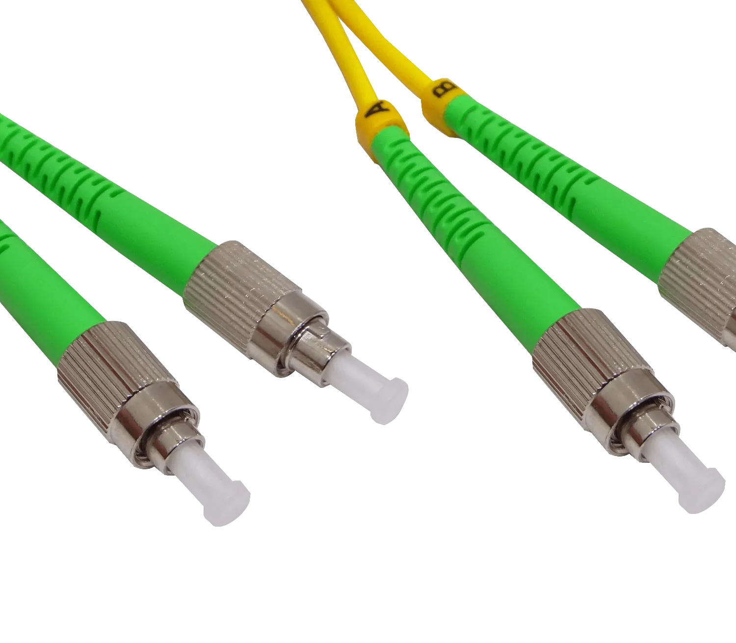5mt FC/APC-FC/APC MonoModo SM Duplex Jumper Cable Fibra 9/125um 3mm 1