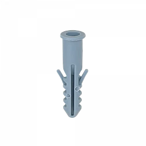 Tarugo 6mm 100-Unids. Plastico-PE Gris 6x30mm Tornillo-4x32