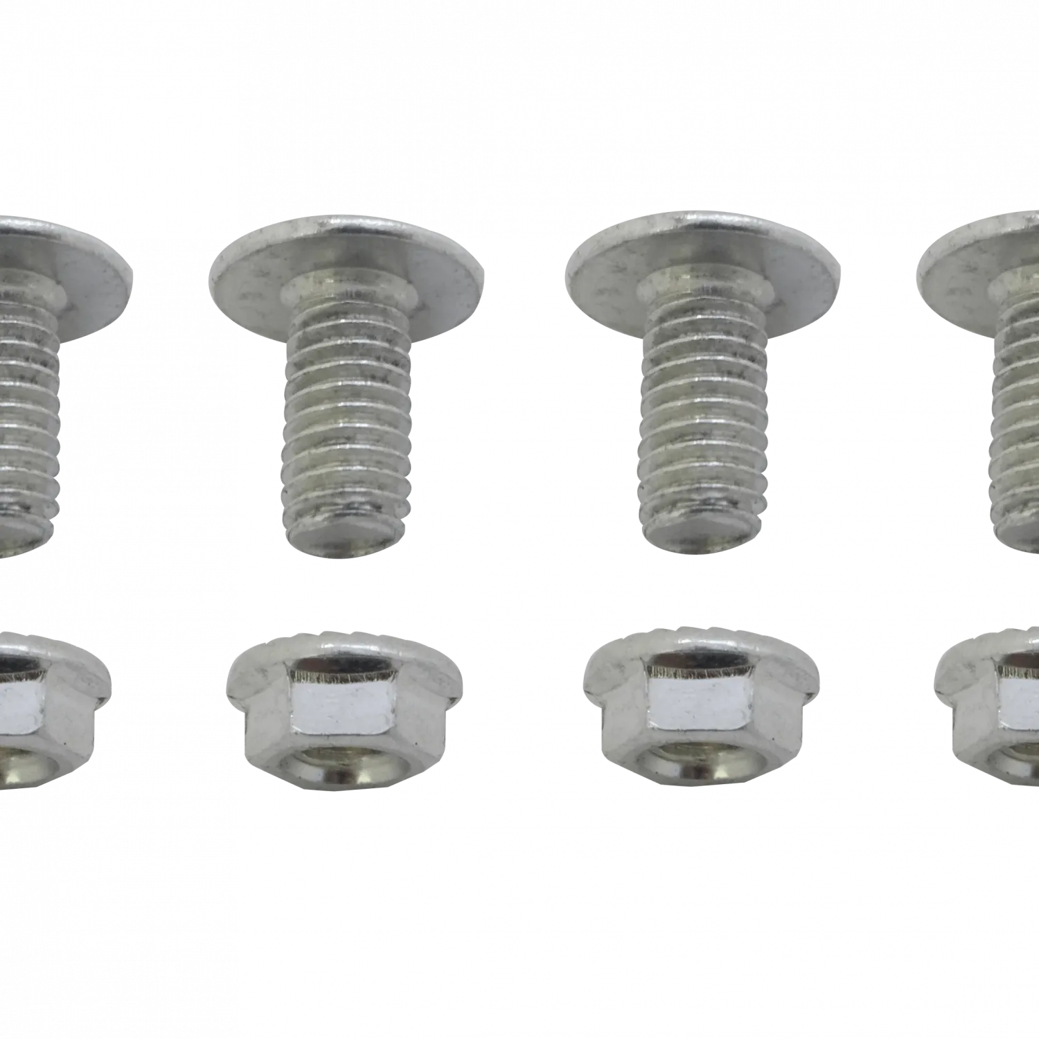 LINKMADE 4-pares Tornillo-Tuerca sin-Jaula 10 x 19/32 Largo-12/15mm 1