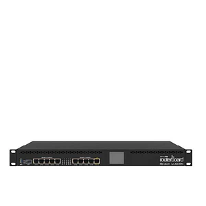 Router MikroTik RB3011UiAS-RM con 10 Puertos Gigabit y 1 SFP, IPQ-8064 de doble núcleo a 1.4 GHz