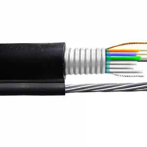 Cable de Fibra Óptica Monomodo 12 Fibras G652D Figura 8 Exterior con Portante - CFS812