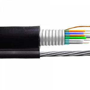 Cable de Fibra Óptica Monomodo 24 Fibras G652D Figura 8 Exterior con Portante - CFS824 