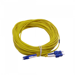 15mt LC-SC/UPC MonoModo SM Duplex Jumper Cable Fibra 9/125um 3mm