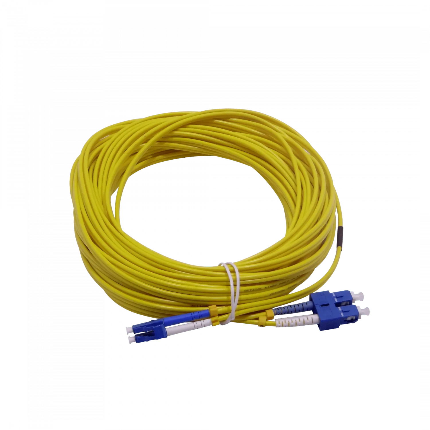 15mt LC-SC/UPC MonoModo SM Duplex Jumper Cable Fibra 9/125um 3mm 1
