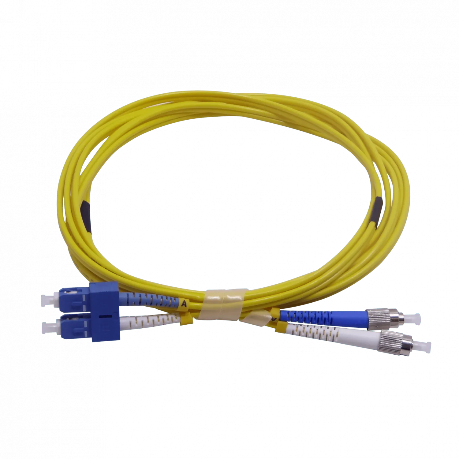 3mt SC-FC MonoModo SM Duplex Jumper Cable Fibra 9/125um 3.0mm 1