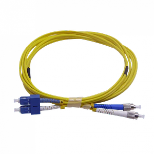 3mt SC-FC MonoModo SM Duplex Jumper Cable Fibra 9/125um 3.0mm