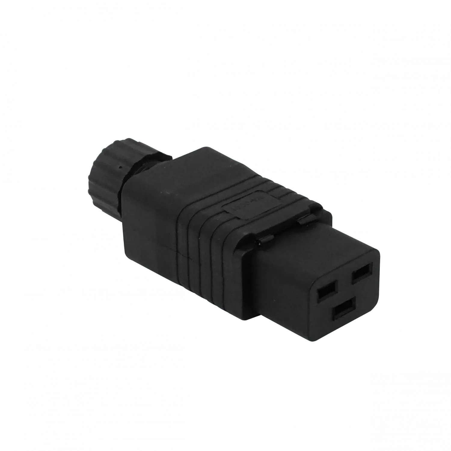 Enchufe Hembra C19 Volante 16A Negro para UPS de alta potencia 1