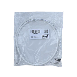 Cable Patch LINKMADE Cat6 Rojo LSZH 1 metro Inyectado Multifilar con Conectores Resilientes