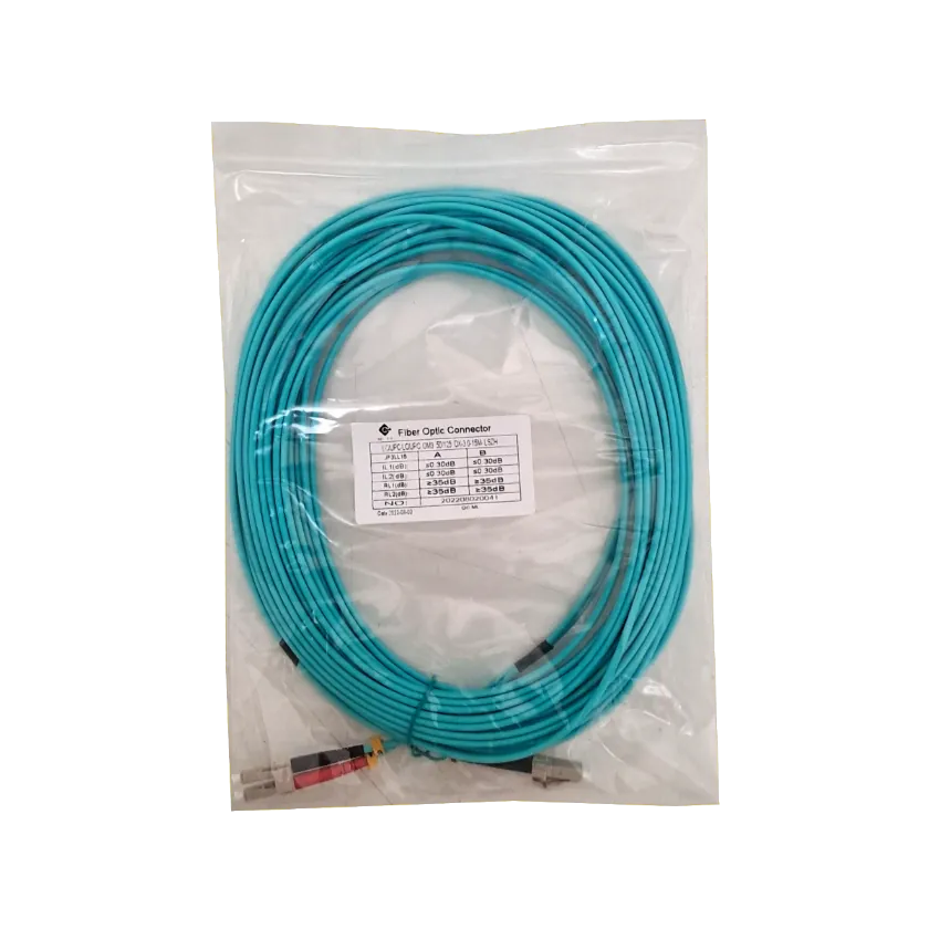 15mt LC-LC OM3 MultiModo MM Duplex Jumper Fibra 3.0mm 50/125um LSZH 1