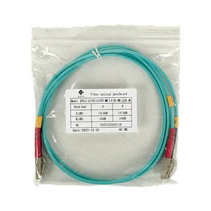 1mt LC-LC OM3 MultiModo MM Duplex Jumper Fibra 3.0mm 50/125um LSZH