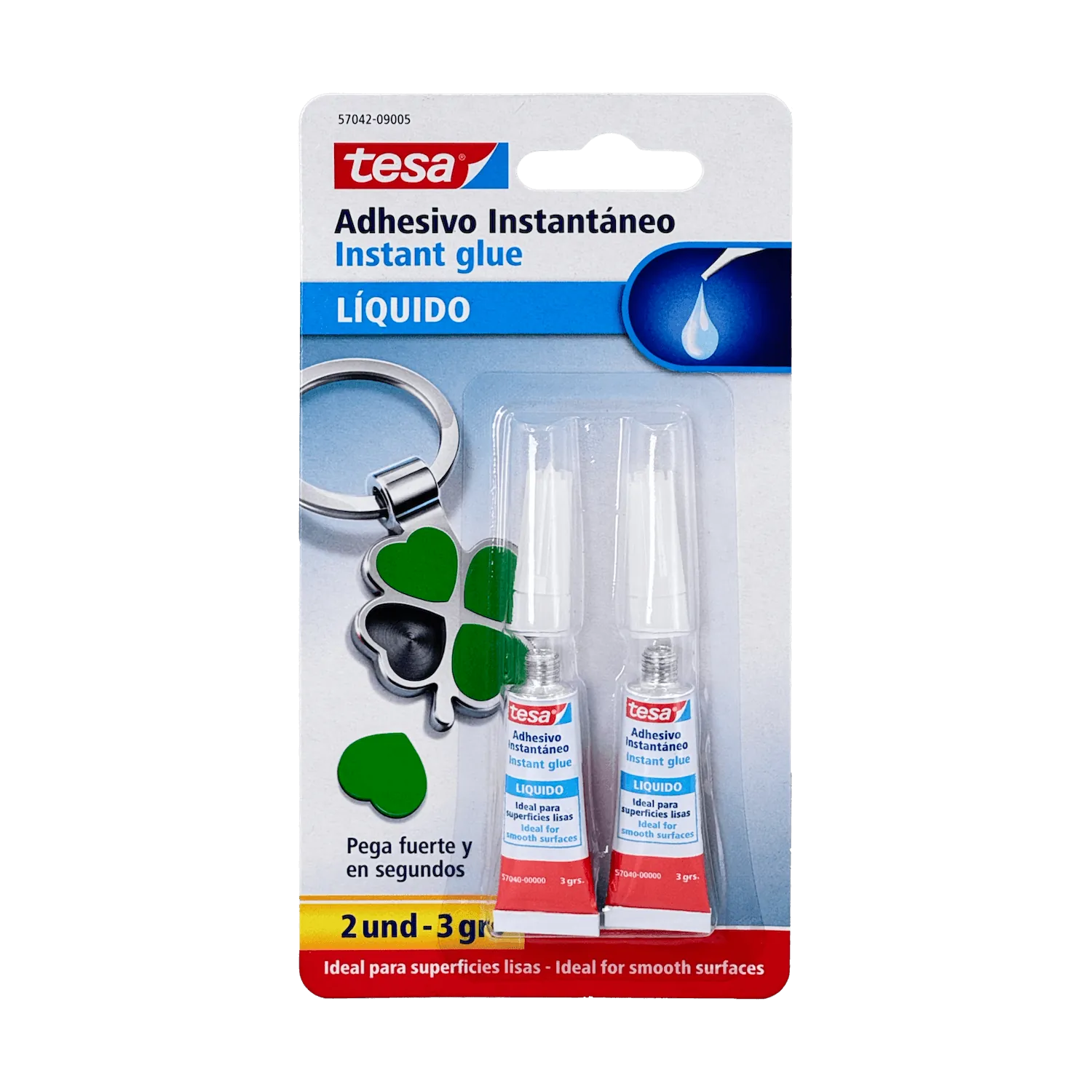 TESA Pegamento Gel 2x3gr Adhesivo instantaneo Universal 1