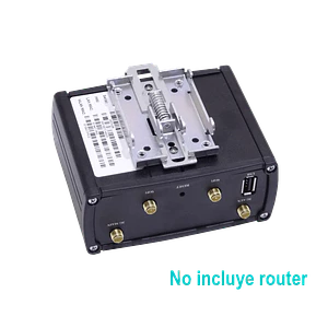 TELTONIKA Montaje Riel Din para Serie Router RUT95X RUT240 RUT200