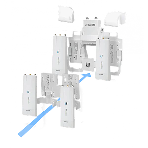 Multiplicador de Puertos para Antenas airFiber, MIMO Avanzado Ubiquiti AF-MPx8