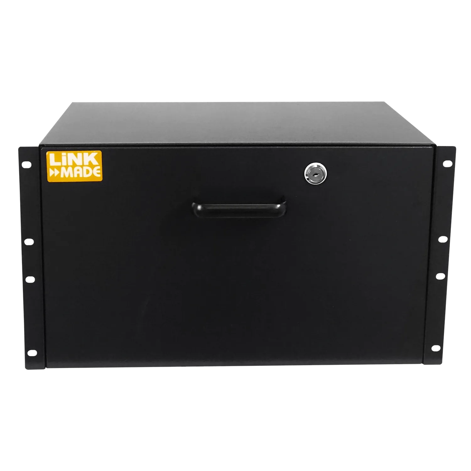 Bandeja con Llave LINKMADE RAC-6U 6U Negra Rack Profundidad 30cm Altura 6RU 1