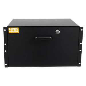 Bandeja con Llave LINKMADE RAC-6U 6U Negra Rack Profundidad 30cm Altura 6RU