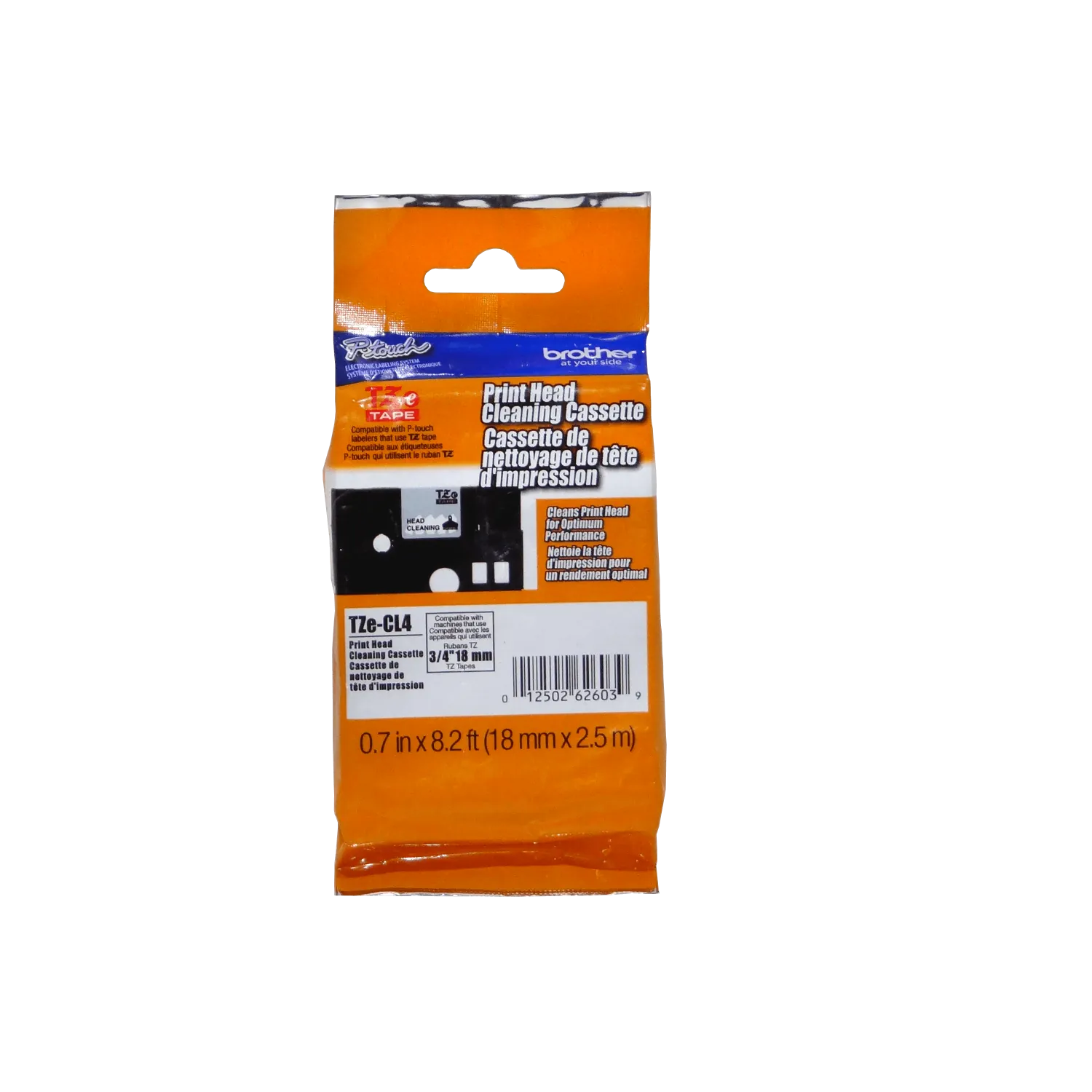 Cinta limpieza Brother TZE-CL4 18mm 25m 100 usos 1